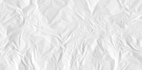 White crumpled paper texture. White wrinkled paper texture. White paper texture. White crumpled and top view textures can be used for background of text or any contents.