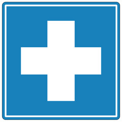 Obraz premium Health service sign