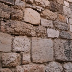 Big stones wall texture photo