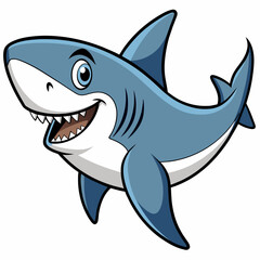 Shark vector art illustration (8)