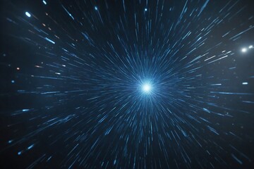 Fototapeta premium blue star burst
