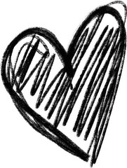 PNG Doodle Handdrawn Heart