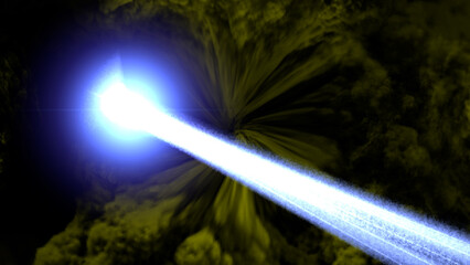 magic wand in the dark