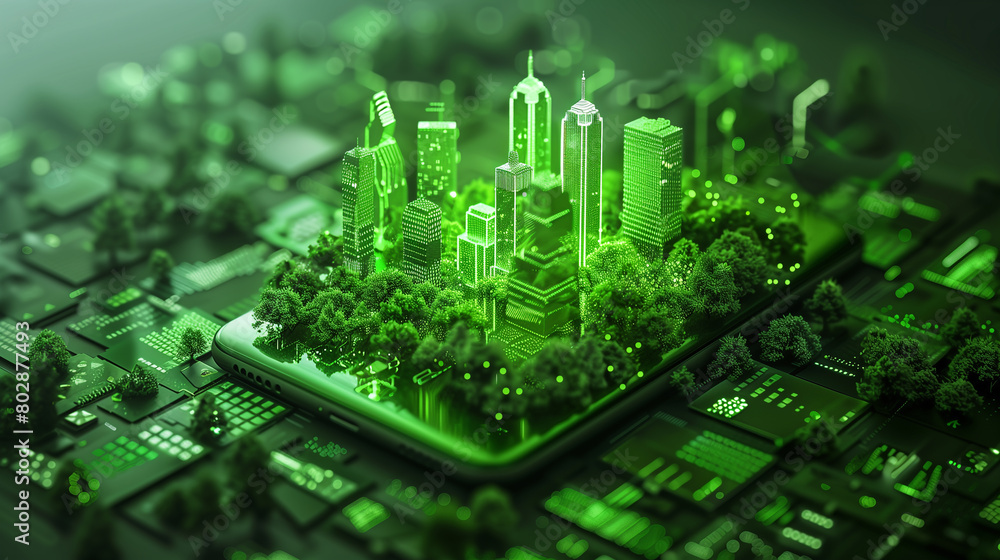 Poster the use of green computing in developing energy-efficient mobile devices.
