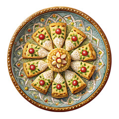 Small round meat pie made of tender butter dough