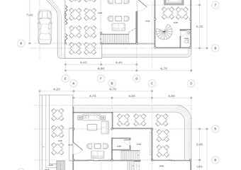 Write a blueprint architecture for building.