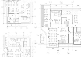 Write a blueprint architecture for building.