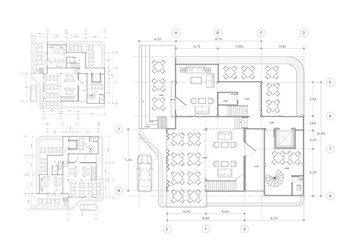 Write a blueprint architecture for building.