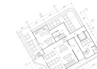 Write a blueprint architecture for building.