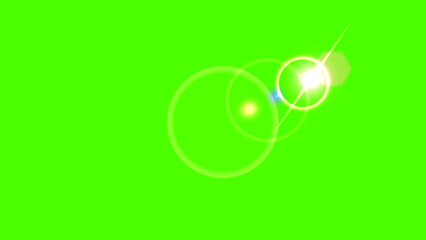 green background