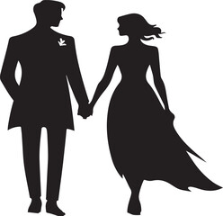 Beautiful couple vector svg design