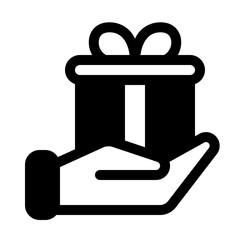 Gift Glyph Icon