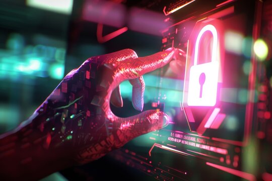 Educating on cyber attack prevention: secure network safety, data scam management with encryption technology.