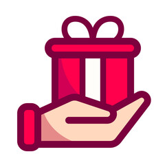 Gift Color Outline Icon