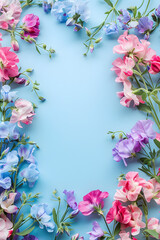 Obraz premium Flower Borders for Use