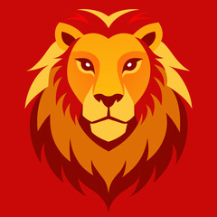 lion head vector art