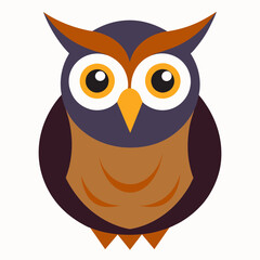 Owl logo vector art