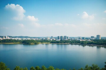 Fototapeta premium panorama of the city