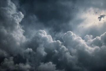 Obraz premium storm clouds timelapse