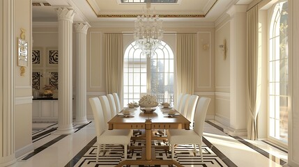 Greek Mythology Dining Room