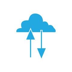  cloud icon vector