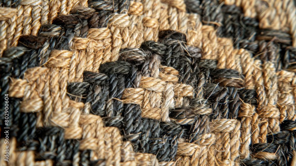 Poster close-up of a tightly woven fabric, highlighting its intricate design and material