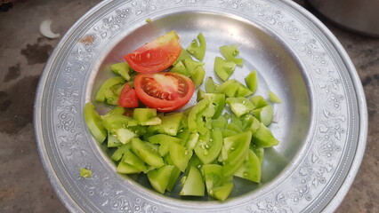salad with tomatoes