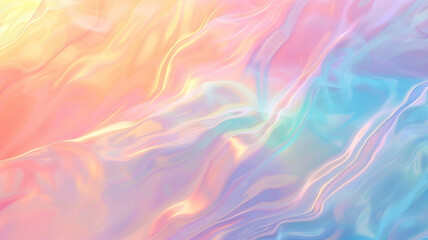 Holographic pastel color background presentation design
