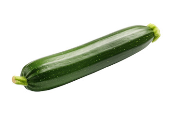 The Majestic Green Cucumber Dance. On a White or Clear Surface PNG Transparent Background.
