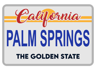 palm springs california the golden state