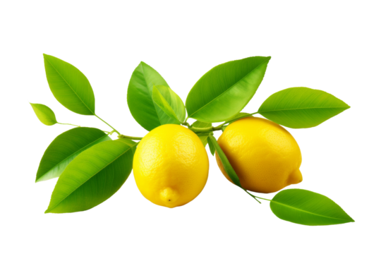 Dancing Citrus Delights. On a White or Clear Surface PNG Transparent Background.