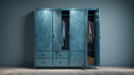 Blue wardrobe for things