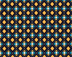 seamless pattern geometric background fabric