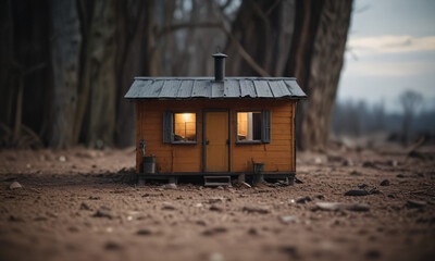 old house in the woods