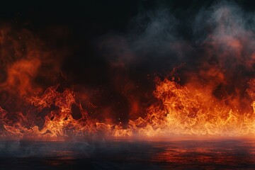 illustrations of fire background