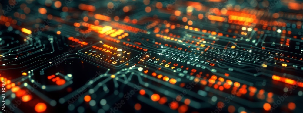 Aufkleber A close-up view of a computer screen with syntax highlighting, representing the beauty and complexity of code.