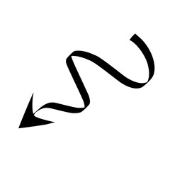 hand drawn arrow sign