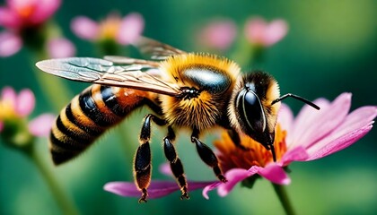 A coloful honey bee (30)