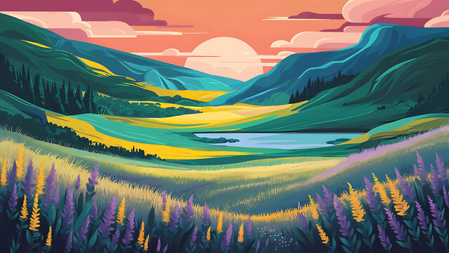 Digital art and Creativity ai generated