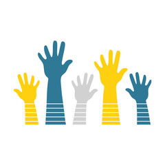 International Albinism Awareness Day Concept with Hands