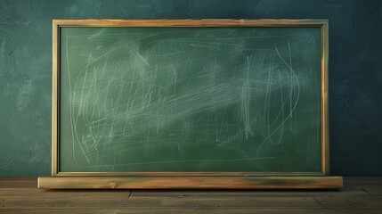 3D rendering of a chalkboard.