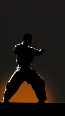 Warrior silhouette