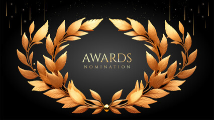 Golden Laurel Wreath Winner Award Nomination. Prestigious Recognition in Luxury 3D Design Concept and Abstract Corporate Elegance.