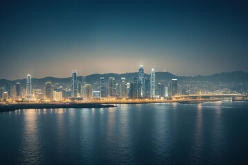 Fototapeta premium city skyline