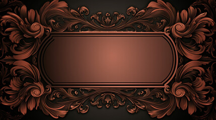 classic background, ornamental frame