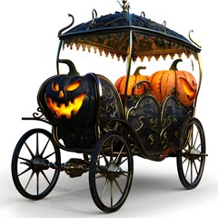 Pumpkin Candy Carriage
