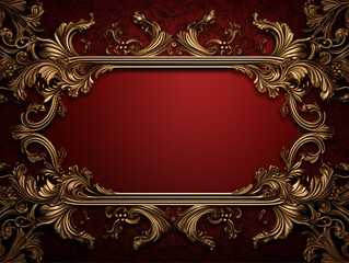classic background, ornamental frame