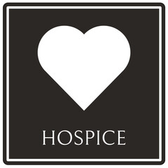 Hospice sign
