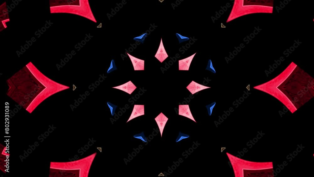 Poster star shape mandala animation. 3d Mandala Pattern Vj Loop Disco Party Animation Bg. Color Changing Mandala Animation Background. Abstract Loop Animation Of Mandala Background.  Glowing Party Vj Loop