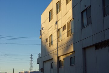 神奈川県鎌倉市岩瀬の夕景